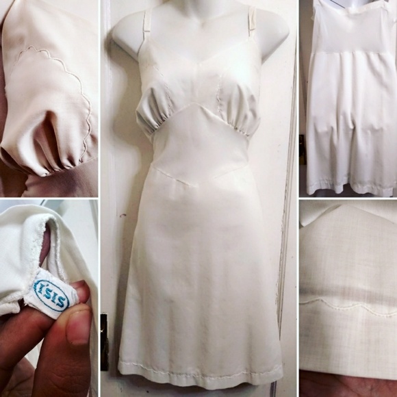 plus size white slip dress